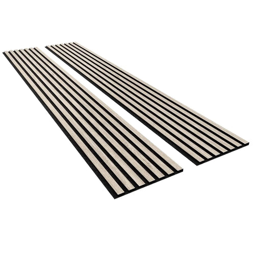 Ash acoustic wall panels hero view showing clean light wood finish as feature wall